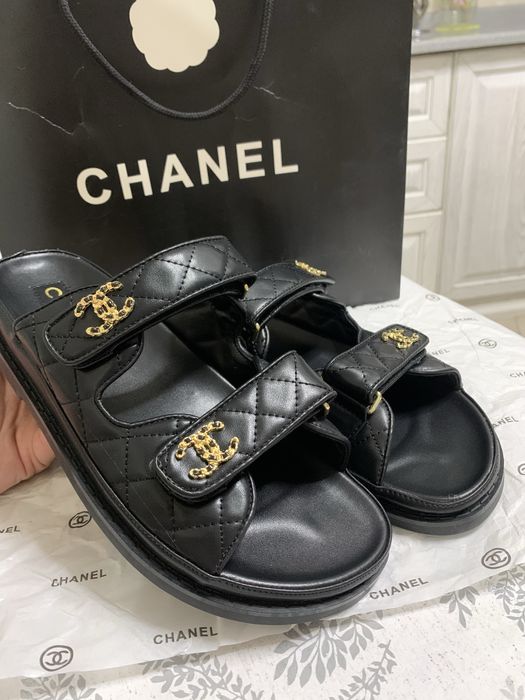 Chanel тапочка люкс качества!