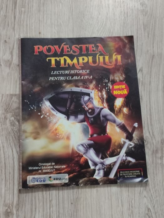 NOU Revista școlară "Povestea timpului" clasa a |V-a editura edu