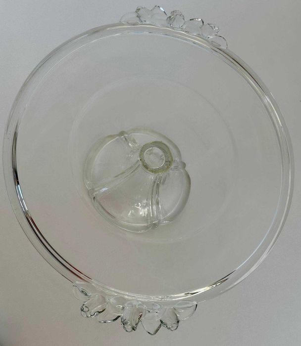 Кристално плато за торта