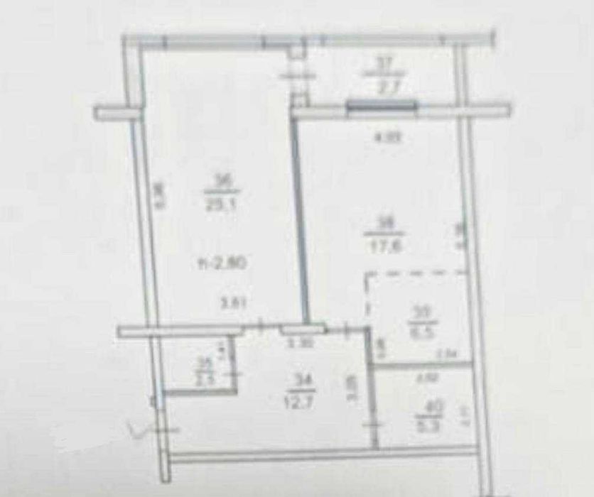 2-комнатная квартира · 72 м²