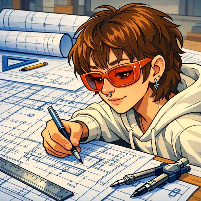 Рабочие чертежи - интерьер 4$ за квадрат