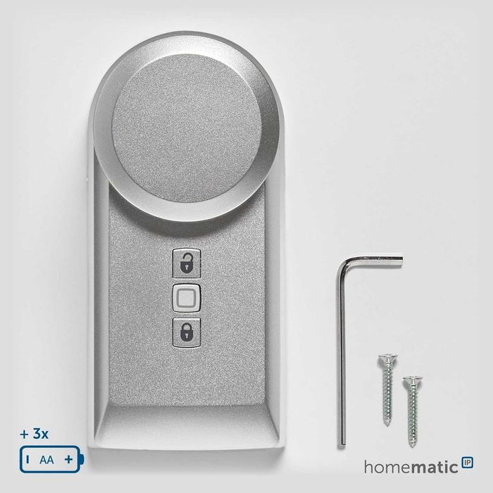 Homematic IP Smart Home door lock drive (HmIP-DLD-S) (silver)