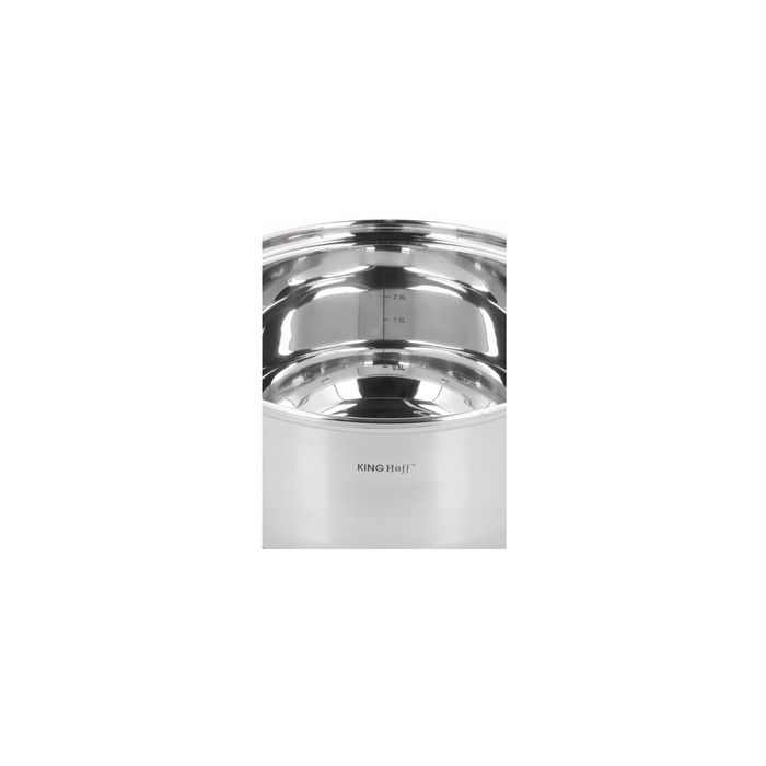 Set de 4 oale cu capac, inox, dimensiuni 16,18,20,24 cm, fund termic