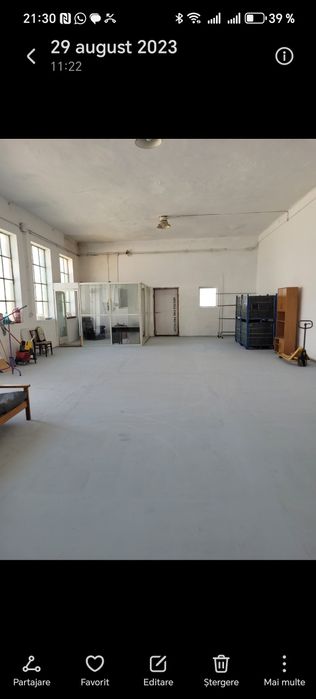 Spațiu comercial central și hala