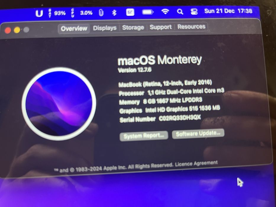 Apple Macbook Retina 12 2016 Rose Gold