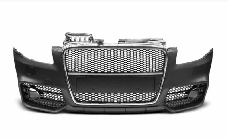 Предна броня Audi A4 B7 (04-08) S-Line Design с черна или хром решетка