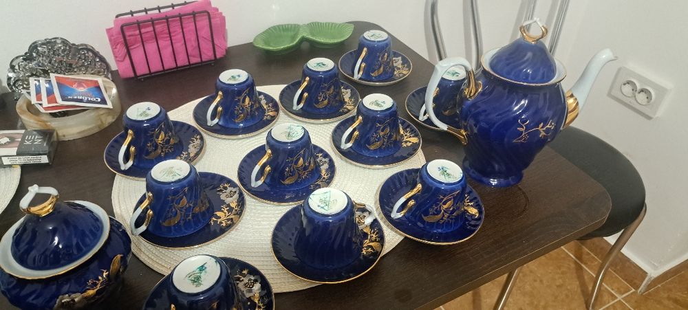 Set cafea cobalt
