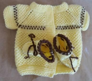 Бебешки плетени дрехи, елеци, терлици