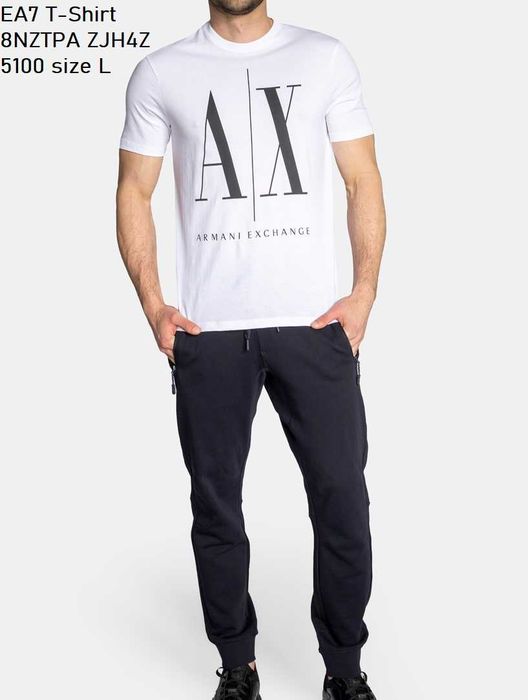 Set Trening Tricou EA7 Exchange Black