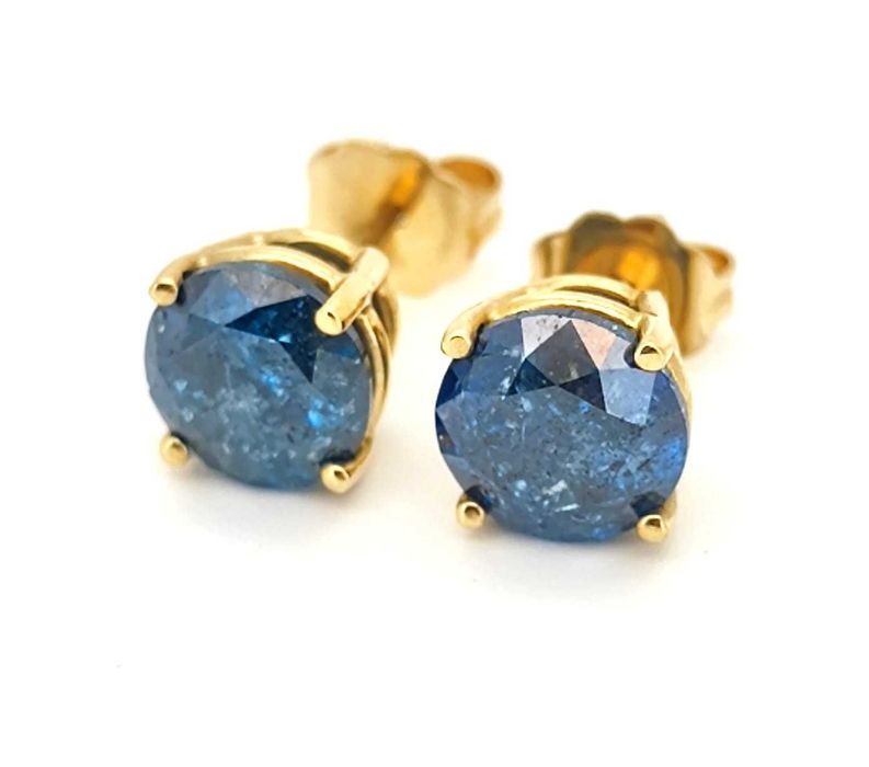 Cercei 14k diamante naturale 2,5ct