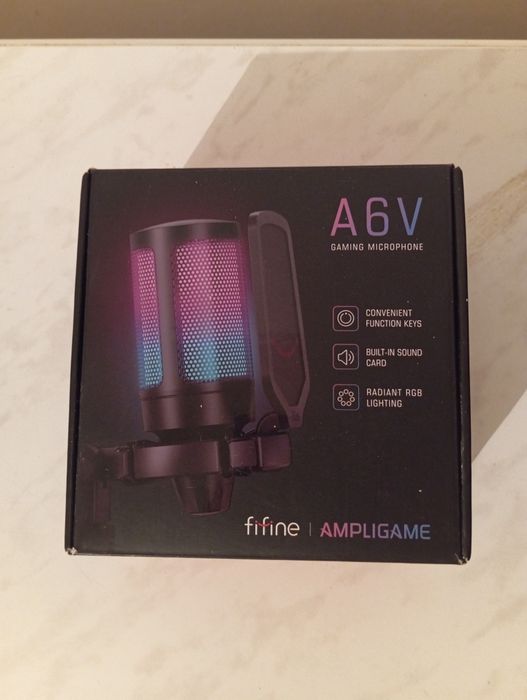 Микрофон Fifine a6v AmpliGame сатылады