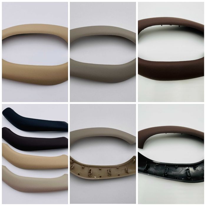 Set manere usa interior fata  bej maro oyster compatibil BMW X1 F48