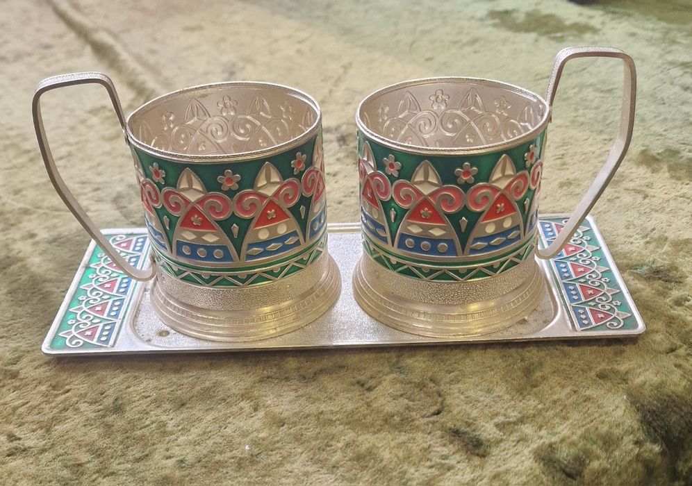 Подстаканники эпохи СССР.