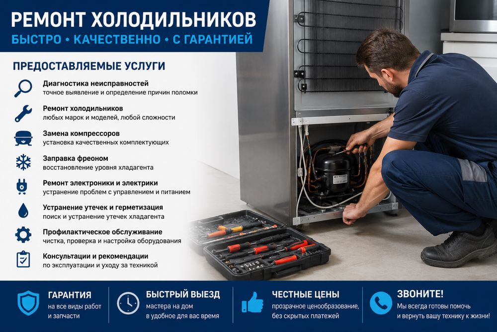 Тоңазытқыштарды жөндеу