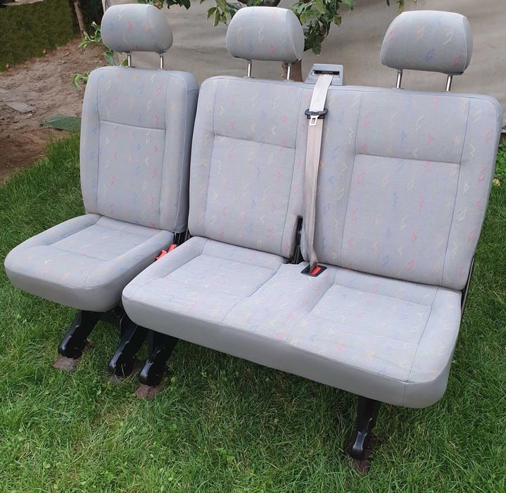 Bancheta dubla si Scaun rabatabil randul 2 mijloc Vw T6 T5 locuri Caravelle Transporter