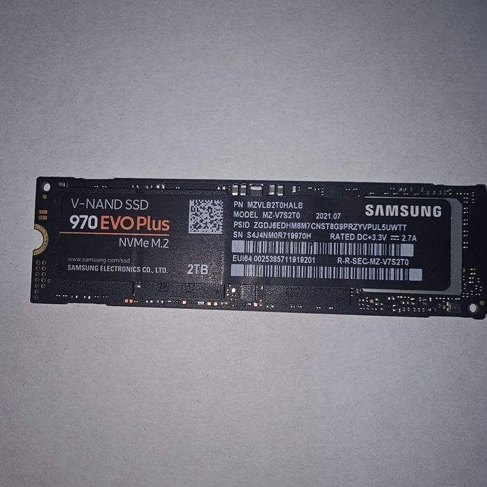 SSD-Samsung 970 EVO PLUS