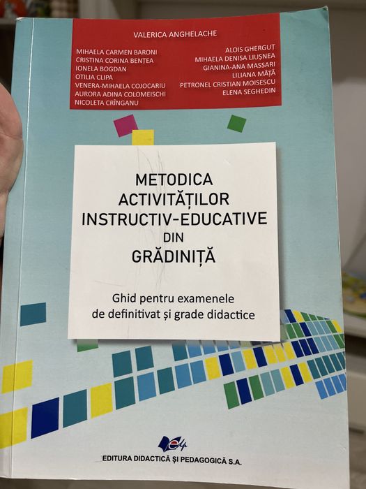 Metodica activitatilor instructiv educative din gradinita