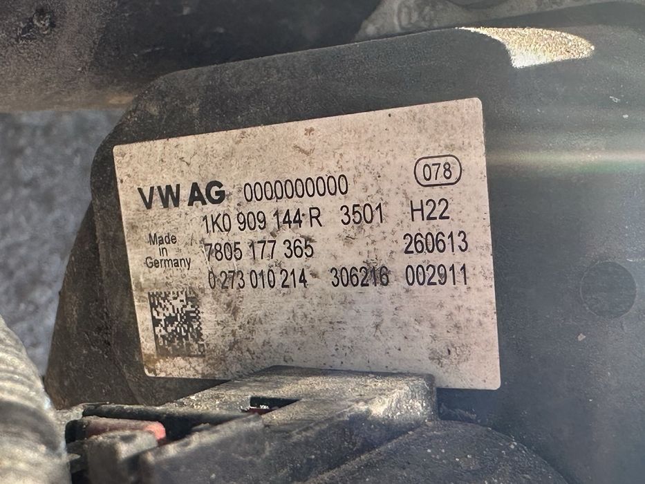 1К0 909 144 R Ел.рейка за Seat след 2010г.!