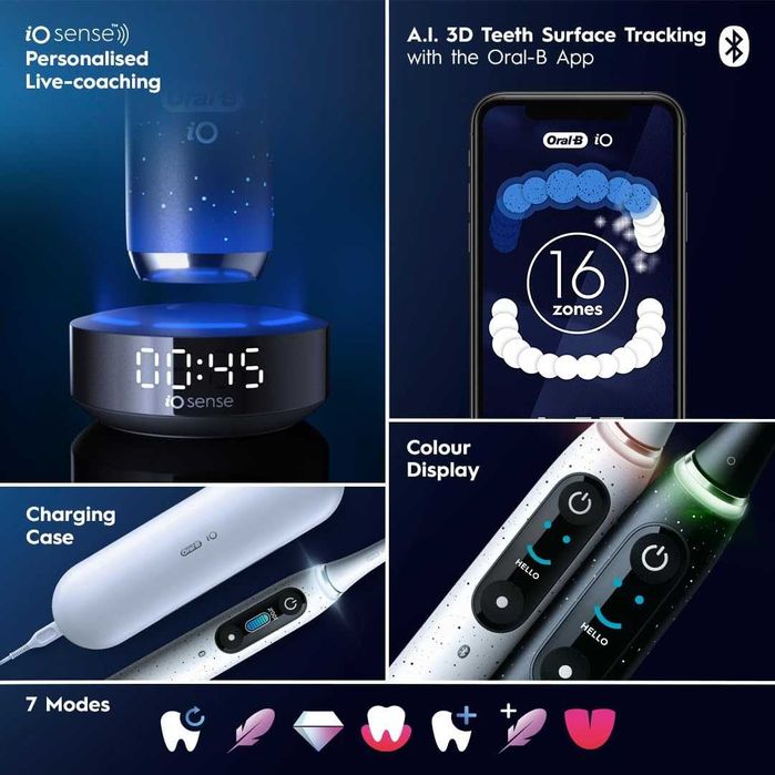 Электрическая зубная щетка Oral-B iO 10 Cosmic Blac