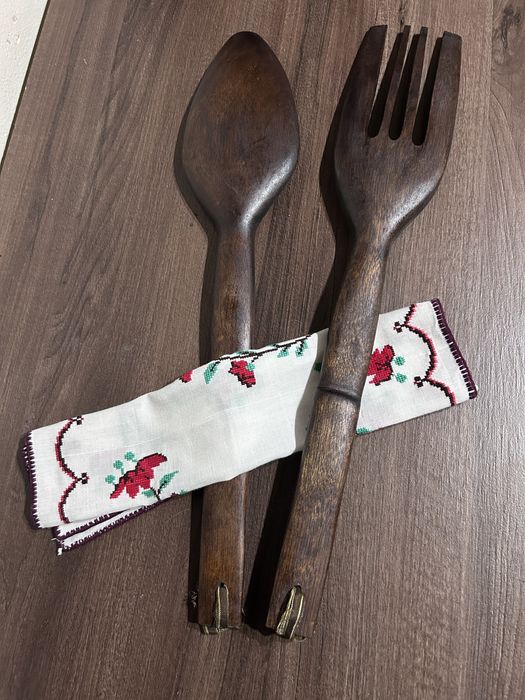 Lingură și furculiță rustică