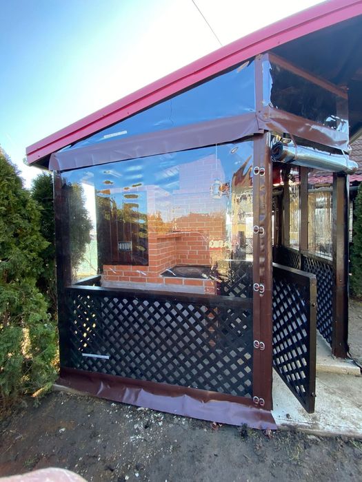 Folie terase si foisoare, PVC transparenta folii terasa transparenta