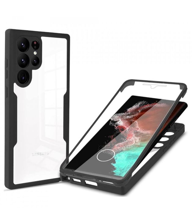 Husa 360  + Folie pentru Samsung Galaxy S22 Ultra