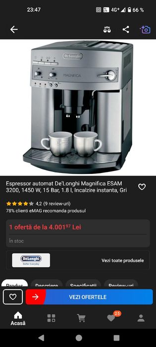 delonghi macnifica