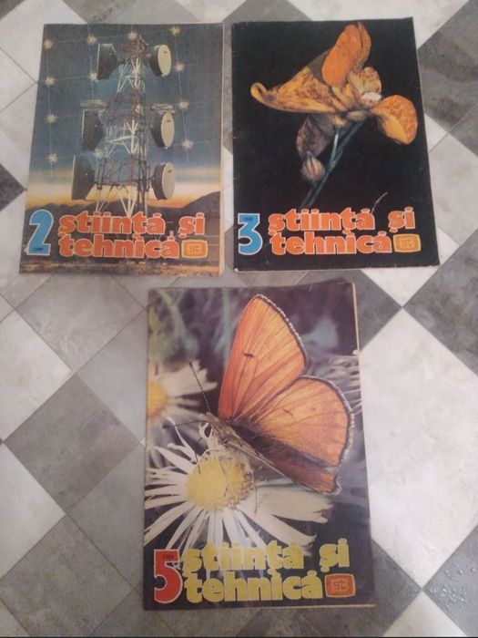 Lot Colecție 21 Reviste Știință și Tehnică 1979-1983 SF / Auto / Retro