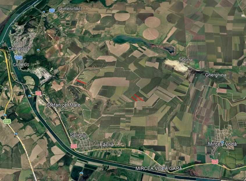 Vand 5.5 Ha teren extravilan pentru proiecte fotovoltaice /cadastru/ fara contract de arenda