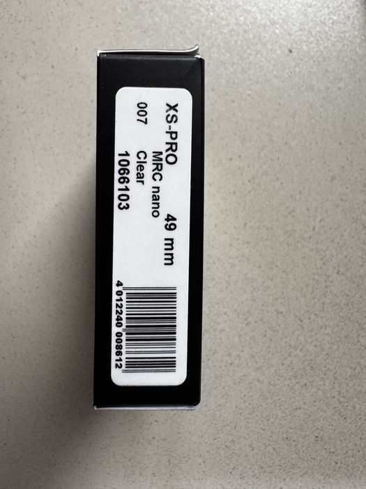 B&W прозрачен nano филтър 49мм XS-PRO MRC за обектив