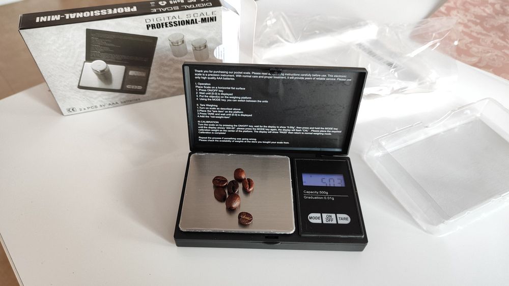 Cantar bijuterii, precizie mare