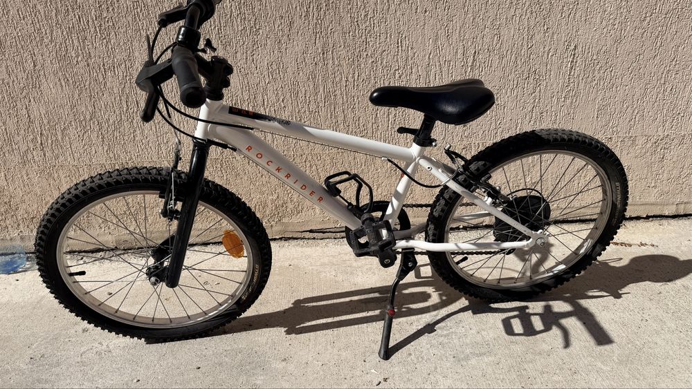 Bicicletă MTB Explore 120 20" alb copii 120-135 cm