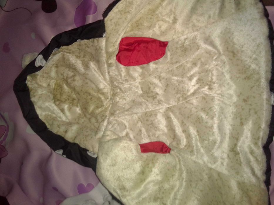 Зимен сет за момиче със сърца