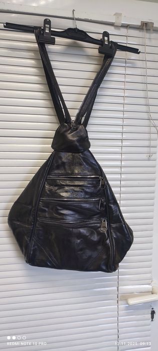 Дамска кожена раница/чанта 2 в 1