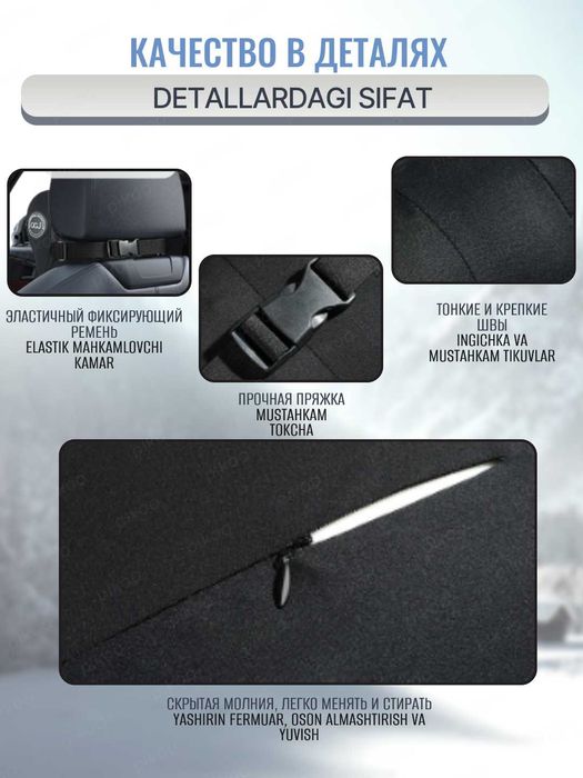 Автомобильная подушка с массажем для головы и поясницы