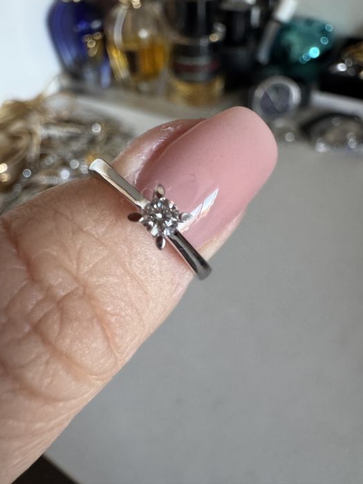 Inel diamant Teilor, marime 49, nou.
