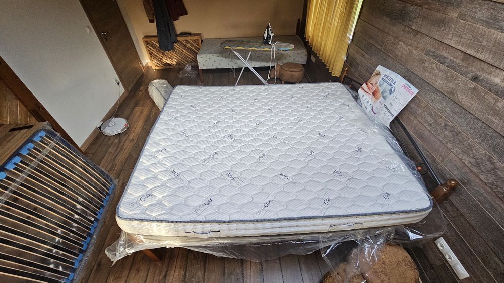 Двулицев матрак Silver Care Memory Размер 90/200 нов имам и 164/200