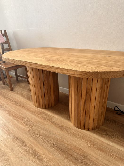 Стол из карагача натурального
