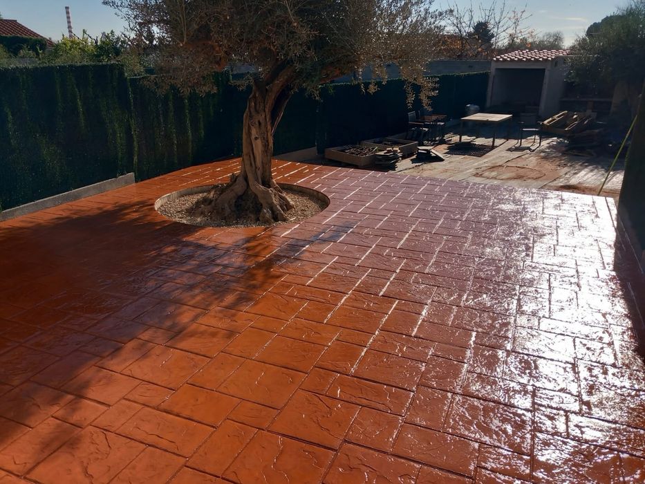 Beton amprentat elicopterizat