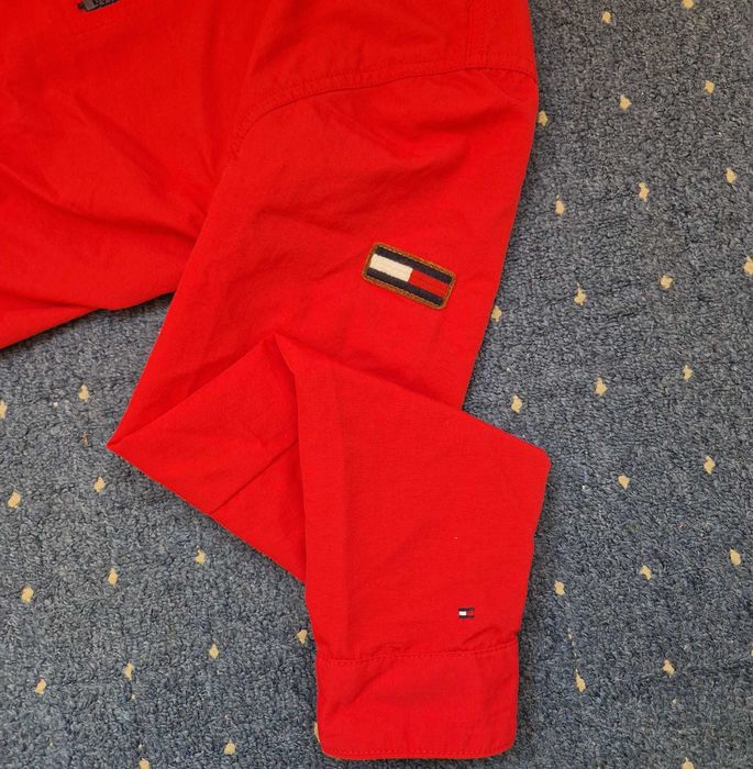 Geaca Tommy Hilfiger baieti 164 cm, rosie