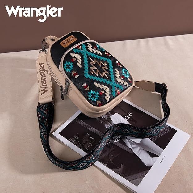 Женская Сумка Wrangler Aztec Crossbody Sling Bag for Women