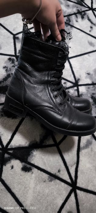 Дамски боти ест.кожа