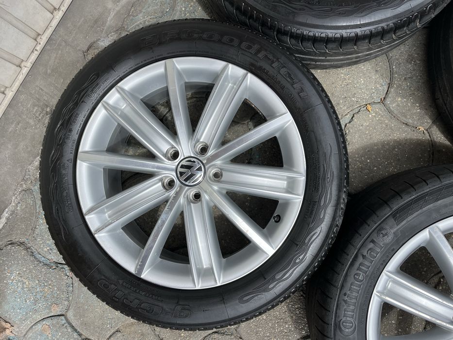 Jante aliaj 5x112mm, anvelope vara 235/50 R18, VW Tiguan, Audi Q3