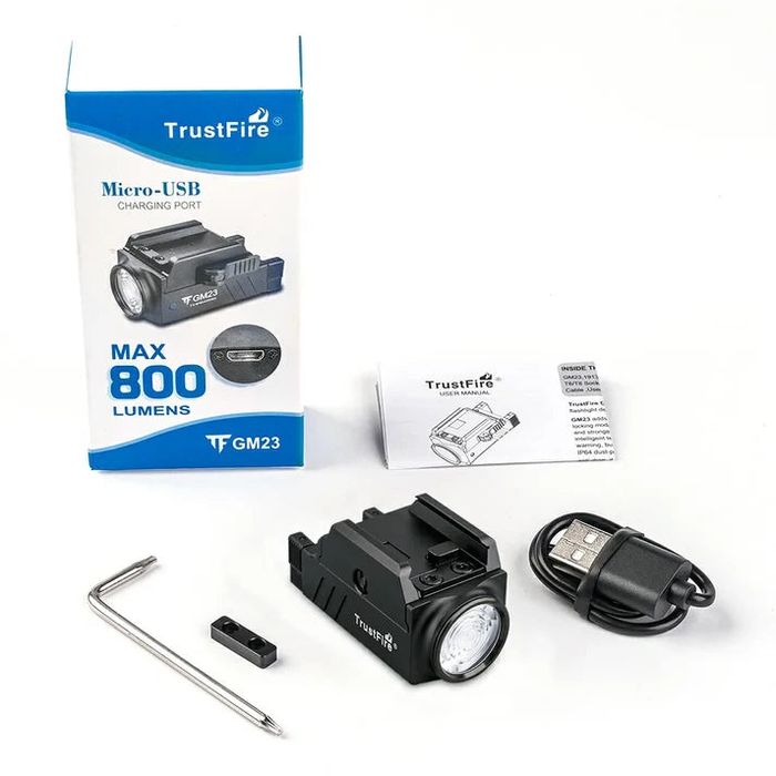 Фенерчета за оръжие trustfire gm23  max 800 чисто нови