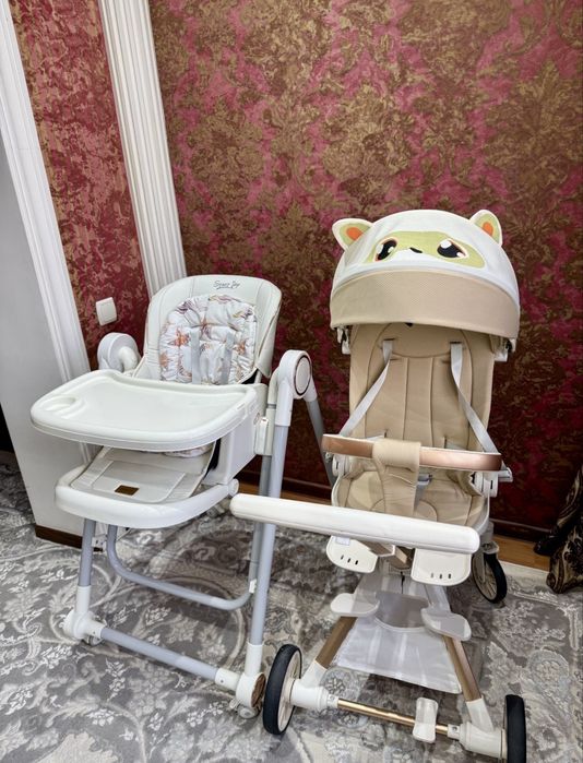 Стульчик для кормления качеля, коляска бесплатно