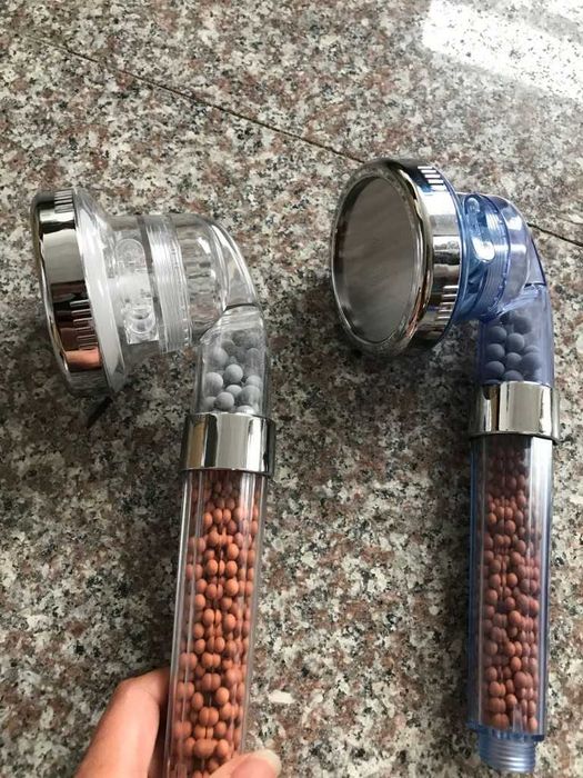 КОМПЛЕКТ ОТ 2 БРОЯ СПА Душ слушалка с минерали турмалин и германий