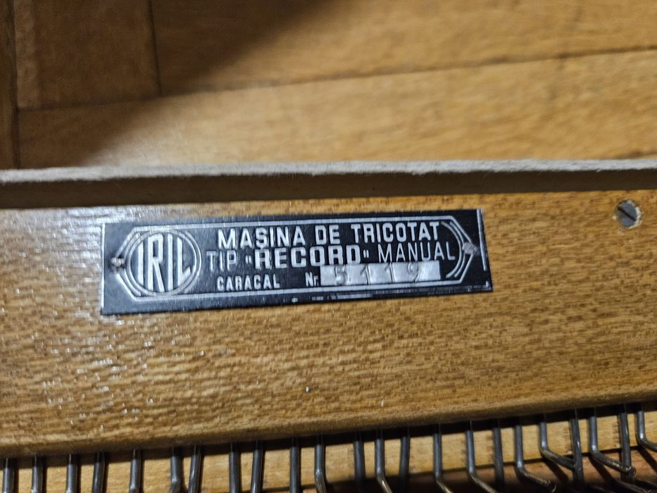 Ретро ръчна плетачна машина „Record“ – Пълен комплект с кутия и упътва