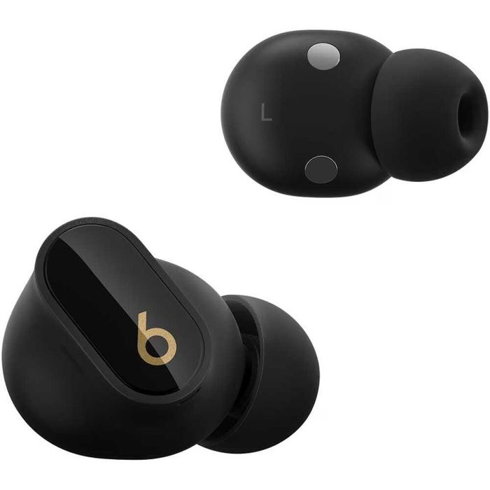 Casti audio in ear Beats Studio Buds+, True Wireless, Noise Cancelling, Black/Gold