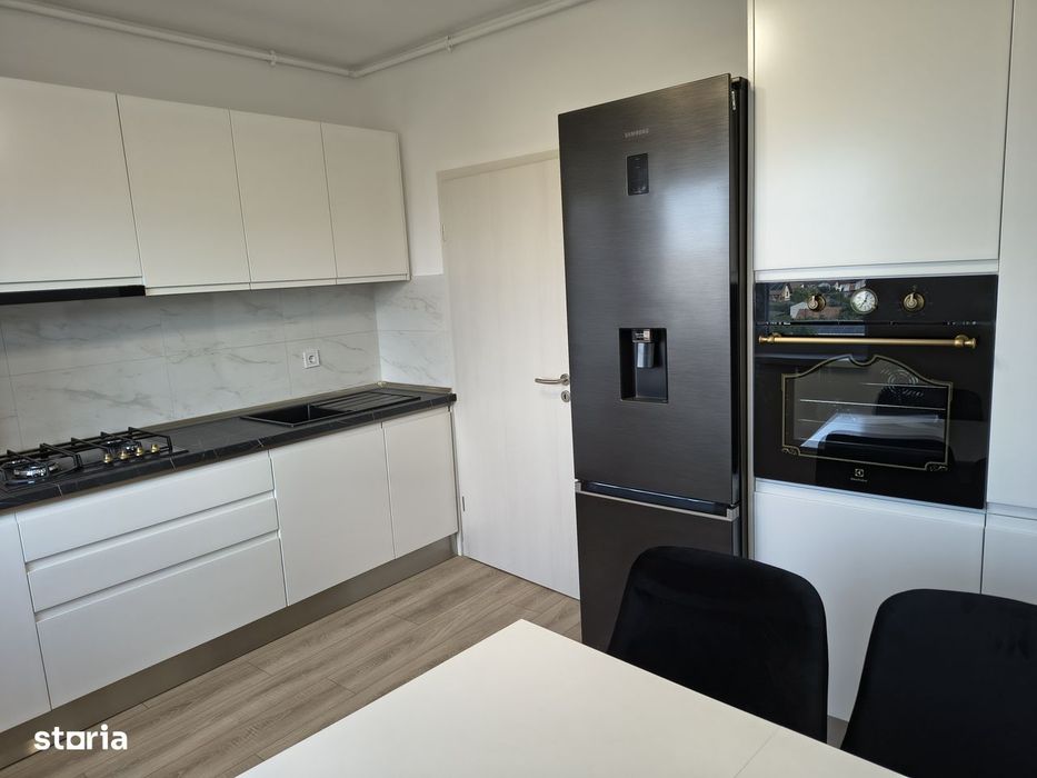 Apartament 3 camere, bloc nou, mobilat și utilat, parcare subterană
