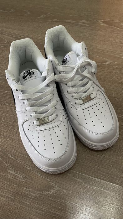 Nike Air Force 1 Low (Белые с черным)